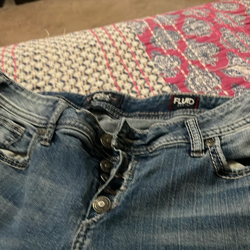 Silver jeans